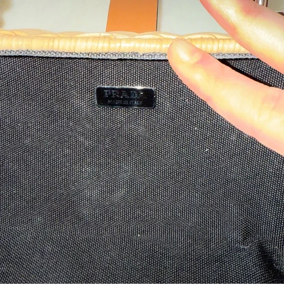 Prada Tan Wicker Handbag Bag - Picture 12 of 13